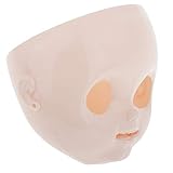 Nobranded Cabeza de Placa Frontal de Muñeca de 12 Pulgadas con Boca de Apertura de Dientes para Muñeca Blythe - re