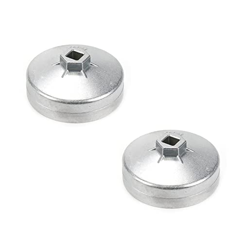 Rannb Oil Filter Cap Wrench Max Inner Dia 93mm Inner Dia Aluminum Alloy 15 Flute