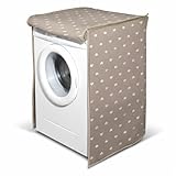Topolenashop Telo Coprilavatrice Impermeabile 58x62x85 cm – Copertura Antigraffio con Zip Frontale per Lavatrice Carica Frontale, Protezione da Polvere, Umidità e Acqua per Interno ed Esterno |59380