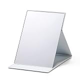 HORIUCHI MIRROR 美容のプロ愛用 折立ミラー Mサイズ ホワイト メイクアップミラー クリスマス ギフト