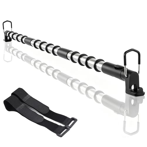 Telescopic Car Clothes Hanger Bar 34"-69", Heavy Duty Clothes Rack for Car Stable Stainless Steel Garment Rod for All Vehicles Road & Business Trip Stop Wrinkled Travel Outfits