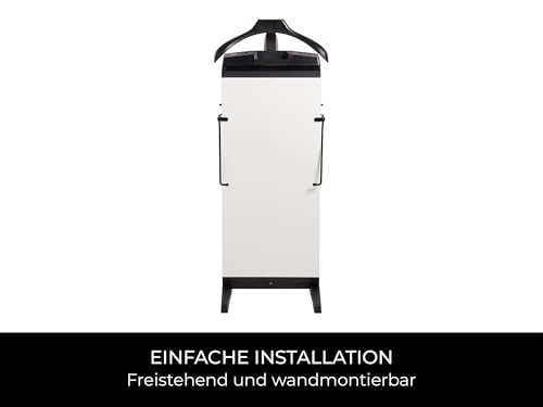 Corby 7700 Hosenbügler in Weiß und Schwarz – EU-Stecker