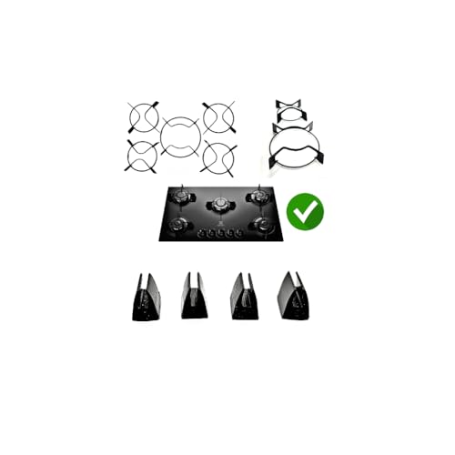 Novo Kit 20 Borrachas Cooktop Da Grade 4/5 Bocas Compatível Rack Para Anel Wok Para Fogão A Gás