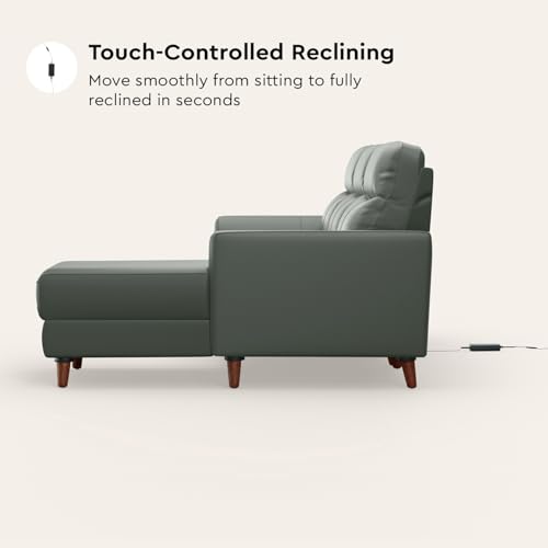 Image of Interio by Godrej Missouri Motorised L Shape Leather Recliner Sofa