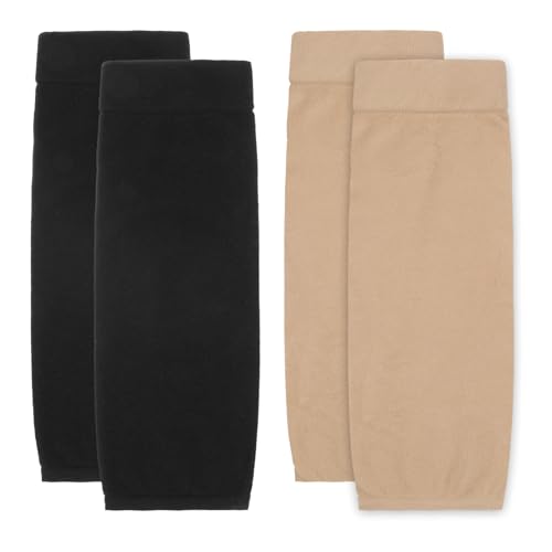 Aeaocvo 2 Pairs Tattoo Cover Up Sleeve Forearm Sleeves for