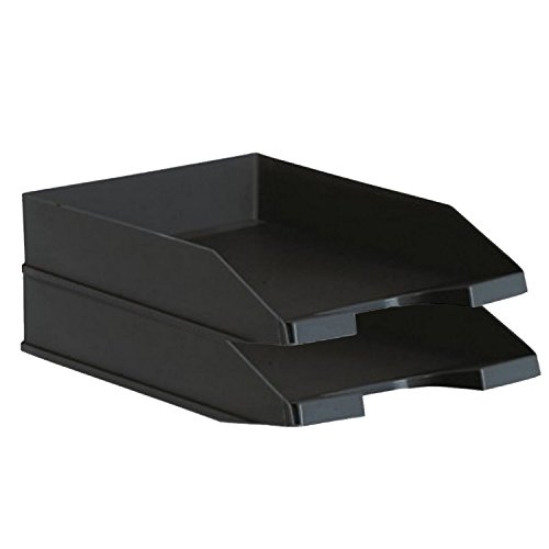 Archivo 2000 807624 - Bandeja apilable, color negro
