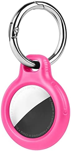 Ainiv Protective Case for AirTags, 1PC Plastic AirTag Keyring Compatible with Apple Airtag Holder, Waterproof Protective Airtags Case Cover, Pet Collar Tracker, AirTags Key Finder, Locator Tracker
