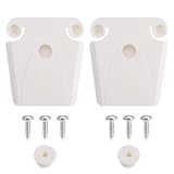 BOXOB Cooler Latch Posts and Screws for Igloo, 2 Plastic Latches Set 2 Cooler Posts Replacement Parts & 6 Screws Compatible with Igloo 50-165 Qt