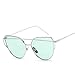 Produktbild GUHBDR Brillen Katzenauge Vintage Rose Gold Spiegel Frau Sonnenbrille Metall Reflektierende Flache Linse Tourismus Sonnenbrille Multi-Color-Stil