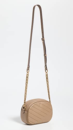 Tory Burch Women's Kira Chevron Small Camera Bag, Sandpiper, Tan, One Size #TOP2