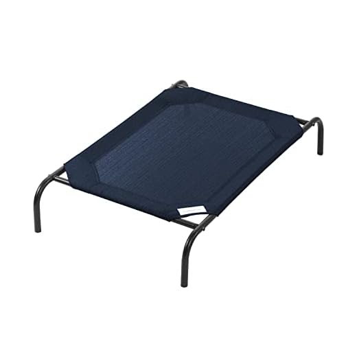 Coolaroo The Original Cooling Elevated Pet Bed Navy Blue Medium