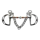 RCGOFOLLOW Arnés Western Ultraligero, Bocado Ecuestre, Rendimiento Competitivo, Equipos y Suministros para Montar al Aire Libre, Bocado para Caballo, Accesorios Ecuestres de Acero Inoxidable