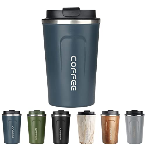 Ketiee Travel Coffee Mug Spill Proof 12Oz, Insulated Coffee Mug To Go, Thermo Hot Coffee Tumbler, Reusable Coffee Travel Mug With Seal Lid, Vacuum Stainless Steel Coffee Cups For Hot/Ice Coffee Tea #TOP4