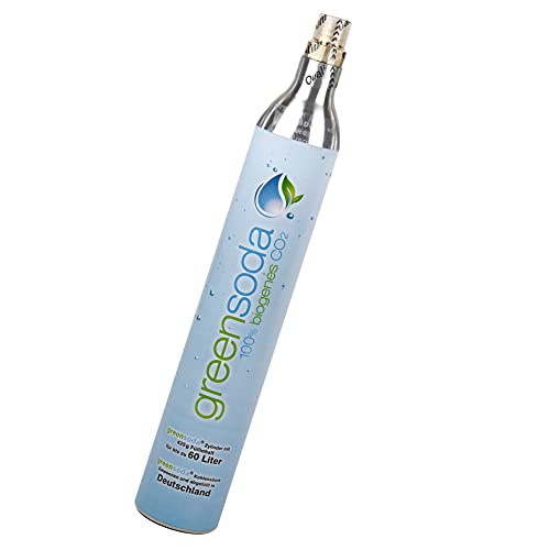 greensoda | Universal Soda-Zylinder | 425 g Kohlensäure für 60 Liter | CO2 Zylinder für SodaStream NEU Cover