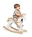 Tender Leaf Toys - Lucky Rocking Horse - Premium Wood Rocking Horse for Imaginative Play - Helps Cognitive and Physical Development in Toddler Boys and Girls - Age 12m+