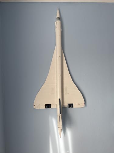 Brickify Wandhalterung Haken für Lego 10318 Concorde Icons Set | Flat Facing Wall Mount (Flat Facing)