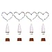 Wine Bottle Cork Lights,USB Powered Rechargeable Copper Wire String Starry 32inch 15 LED Light for DIY,Party,Home Decor,Christmas,Wedding or Mood Lights Warm White (USB Powered MultiColor 4 Pack)