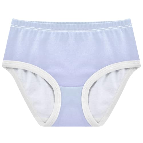 Joisal Designer Girls Underwear Toddler 2t Cotton Girl Panties Cute Blue Lavender Gradient Briefs Underpants