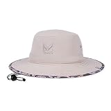 MISSION Cooling Bucket Hat, UPF 50, 3" Wide Brim Sun Hat - Cools When Wet, UPF 50 (Reptilia Punch)