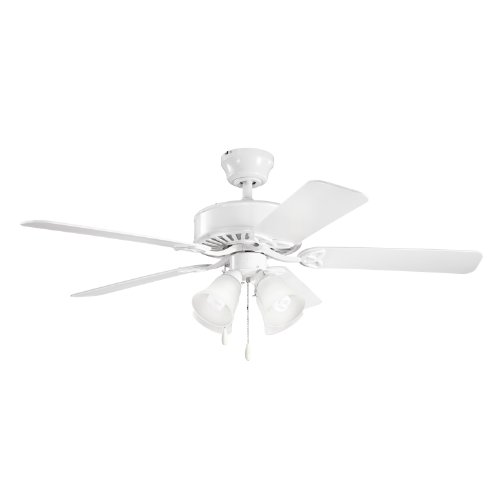 One-Day Sale: Up to 60% Off Kichler 339240WH 50-Inch Renew Premier Fan, White