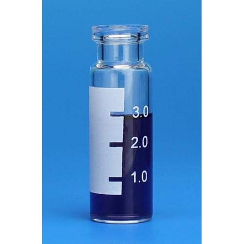 J.G. Finneran Associates 34013SE-1545, Snap Ring Clear Vial with Spot (2 Packs of 1000 pcs)