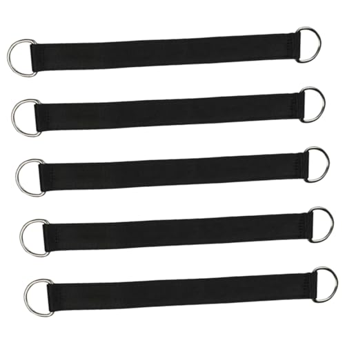 BUTIFULSIC 5pcs Heavy Duty Swing Straps Tree Swing Hanging Ropes Swivel Hooks for Outdoor Camping