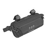 Genérico Bike Handlebar Bag - 2L Waterproof Bike Front Storage Pouch with Shoulder Strap, Cycling Handlebar Bag for Women, Men, Daily Commuters, Recreational Riders, Outdoor Mountain Road Riding Use