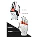 SPYMINNPOO Golfing Glove, Left Hand Breathable Gloves Non Slip Silicone Grip Swing Locating Glove for Daily Training (Size 20-21 (for Women))