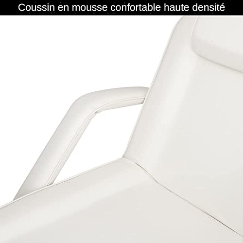 TactFire Professionelle Klappbare Massageliege Tattooliege Kosmetikstuhl Schönheitsausrüstung mit Rollhocker Drehhocker