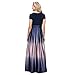 S.L. Fashions Women's Cap Sleeve Long Satin Ombre Mother of The Bride Dress with Pockets, Formal Party Gown