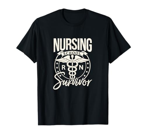 Nursing School Survivor Nurse T shirt EMT Trauma Surgical T�V���c