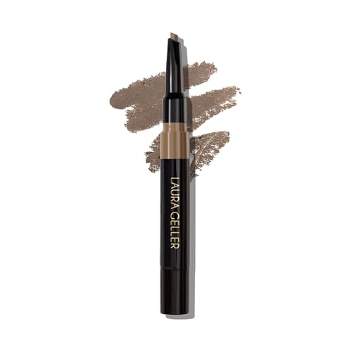 LAURA GELLER NEW YORK Sculpt-n-Stay Waterproof Brow Pencil & Gel- Taupe