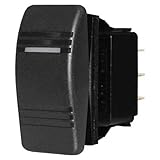 Blue Sea Systems Water Resistant Black & Gray Contoura III Switches