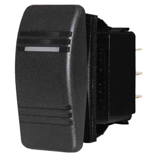 Blue Sea Systems Water Resistant Black & Gray Contoura III Switches