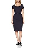 raffinierter Faltenausschnitt Daniel Hechter Damen Dress Kleid, Blau (Navy 690), 40