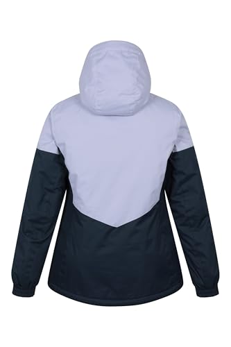 Mountain Warehouse Womens Ski Jacket & Pants Set - Padded Insulation, Snowskirt, Zipped pockets & Adjustable Hood - Best for Autumn, Winter, Outdoors & Travelling Navy Women's Size 12 - Image 5