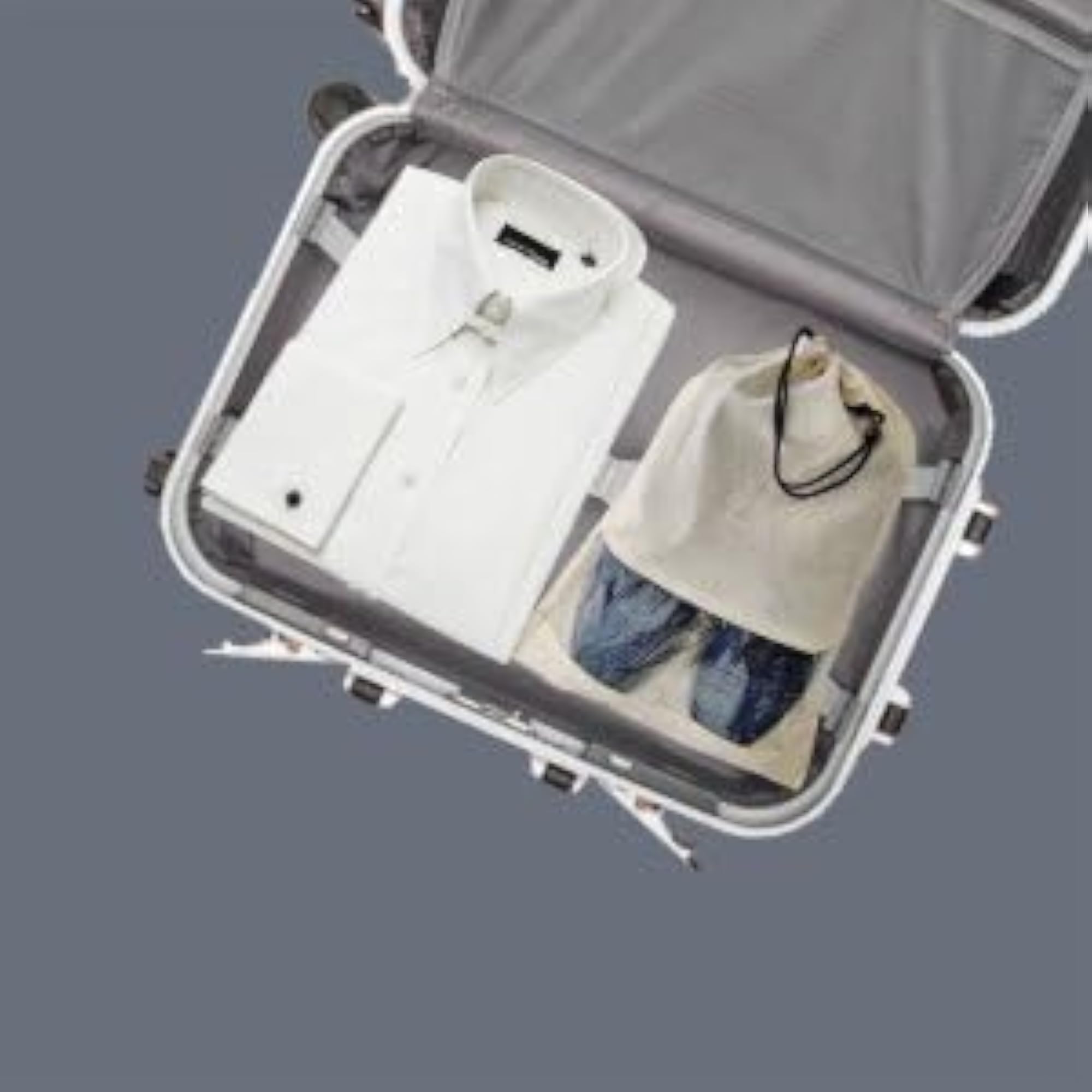 Cotton Shoe Travel Organizer Bag, White