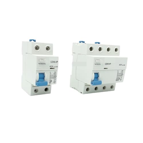 Disjoncteur AC Class EM Type DZ47LE 4P haute sécurité 10KA - 2