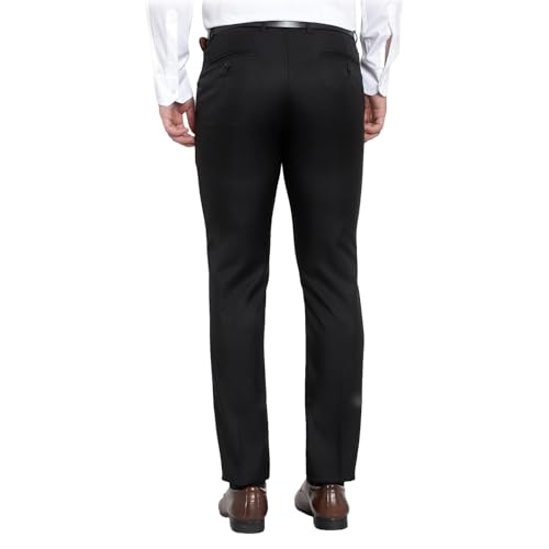 Image of Men's Formal Trouser for Men | Regular Fit Office Wear Pant | Business Casual Trousers | Comfortable Formal Pants for Office, Work