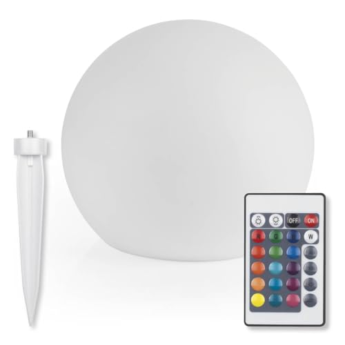 EASYmaxx LED Lampe solaire avec changement de couleur | Lampe de jardin décorative | Effets lumineux avec capteur de lumière du jour In & Outdoor | Résistant aux...