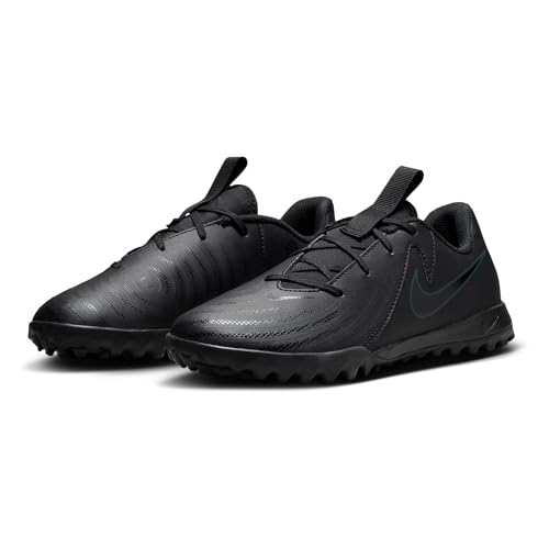 Nike Jr. Phantom GX 2 Academy Little/Big Kids' TF Soccer Shoes (FJ2608-002, Black/Deep Jungle/Black) Size 52