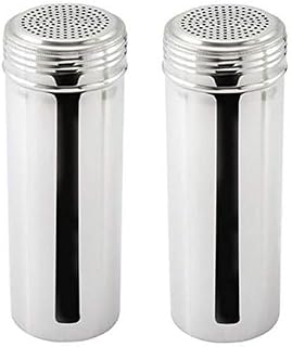 Stainless Steel Dredge Shaker, Without Handle 22-Ounce, Set of 2 (Large)
