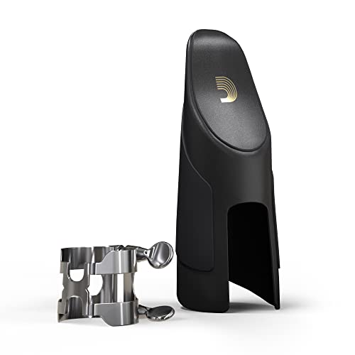 D'Addario H-Ligature & Cap, Alto Sax, Silver-plated