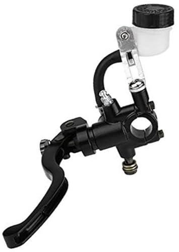 HUVNEXA Bomba maestra de embrague de coche Para cilindro maestro de freno delantero Keenso, palanca embrague hidráulica redonda universal 22Mm 7/8 para motocicleta(BLACK Front Right)