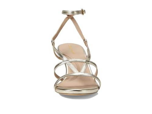 Cole Haan Cole Haan Womens Amber Strappy Sandal, Soft Gold Leather, 9.5-B US