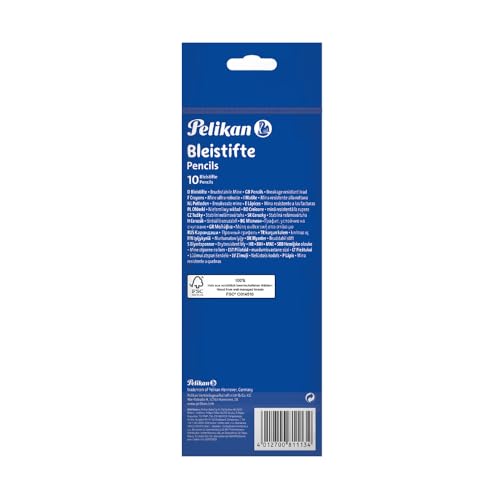 Pelikan HB Lápices Hexagonales con Borrador Pack de 10 miniatura 7
