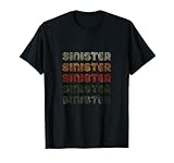 love heart sinister tee grunge vintage style nero sinister maglietta