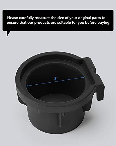 Joytutus Cup Holder Insert 2 Pack Replacement Compatible With Frontier 2005-2019 Pathfinder Center Console Cup Holder Insert 2005-2012 Xterra 2005-2015 96975-Ea000 96975-Zs00A #TOP4