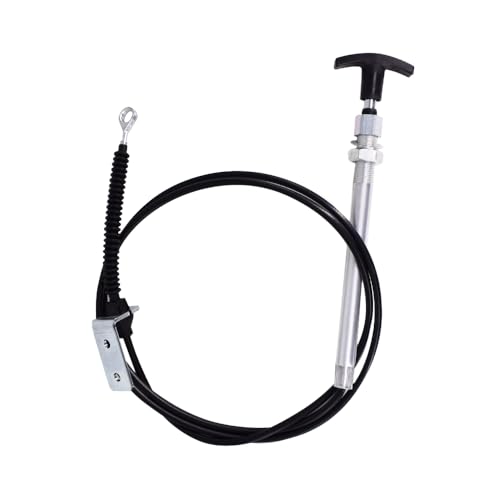 Image of Chute Deflector Cable Replaces for John Deere AM134404 Spout Control Input Cable Fits for JD 44 Inch Snow Blower on L 100 110 120 130 X 300 320 340 500 520 540 LA D E Series Lawn Tractors