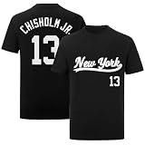 Jazz CHISHOLM Shirt T-Shirt Jersey Baseball JR. No Brand/Logos 100% Cotton for Mens/Womens/Kids